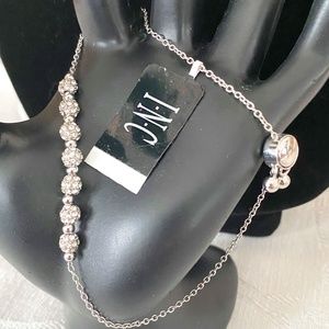 INC Crystal Fireball Slider Bracelet